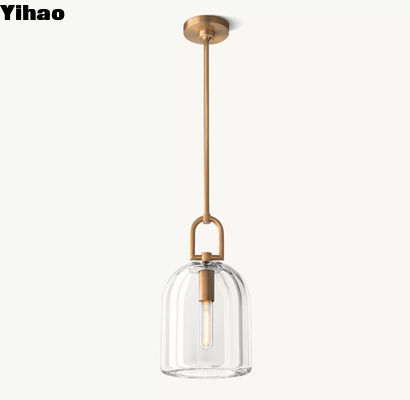 Mua Hình hình hình trụ kính treo dây chuyền ánh sáng Botanist Cloche Pendant Hardwired sản xuất trực tuyến
