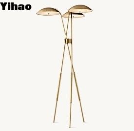 Mua Đèn sàn hiện đại có dây cứng Đèn sàn bằng sơn mài bằng đồng đá cẩm thạch sản xuất trực tuyến