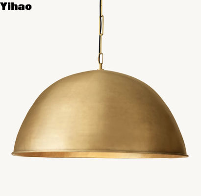 Mua Nickel / đồng / đồng Grand Dome Pendant Light Độ cao điều chỉnh sản xuất trực tuyến