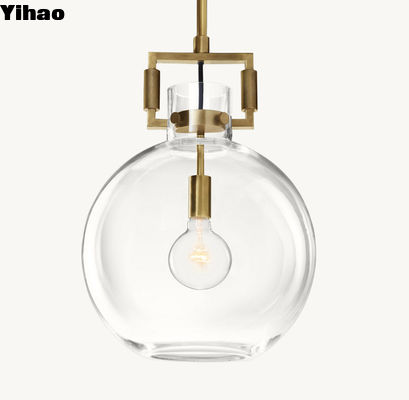 Mua 110-240V treo dây chuyền ánh sáng Máy móc Glass Globe Pendant sản xuất trực tuyến