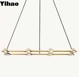 Mua Phòng ăn bằng đồng đồ cổ Đèn đèn chùm nhà nông Đèn trần 110V-220V sản xuất trực tuyến