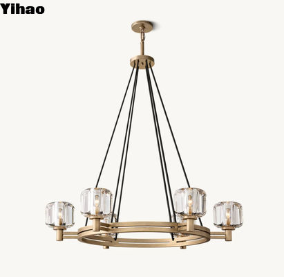 Mua Hardwired Modern Linear Brass Ceiling Chandelier E12 / Candelabra Bulb Base sản xuất trực tuyến