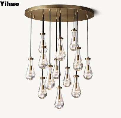 Mua E12 / Candelabra Đèn đèn lồng trần bằng đồng 36' Đèn đèn lồng tròn nước mưa sản xuất trực tuyến