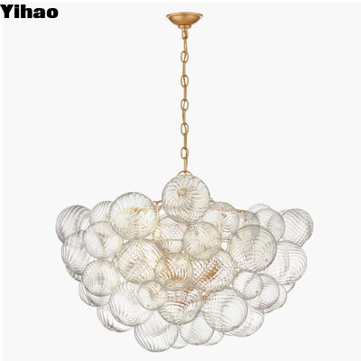 Mua 110-220V Căn hộ nông trại cổ bằng đồng Crystal Chandelier Phong cách cổ với loại bóng đèn sợi đốt sản xuất trực tuyến