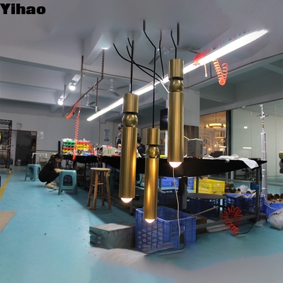 Mua Brass Frame Industrial Pendant Light with Crystal Shade E12 Base sản xuất trực tuyến