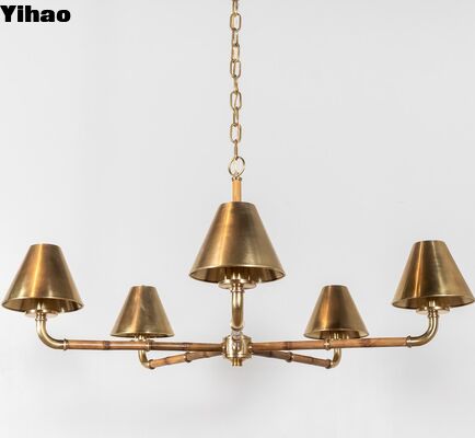 Mua American Brass Modern Retro Designer Pendant Light với điều khiển không dây có thể điều chỉnh chiều cao và tuổi thọ 50.000 giờ sản xuất trực tuyến