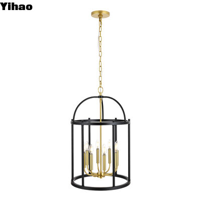 Mua Yihao Modern LED Chandelier Gold Iron Dome Pendant Light với thiết kế tùy chỉnh và tuổi thọ 30000 giờ cho phòng khách sản xuất trực tuyến