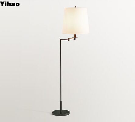 Mua Đèn sàn hiện đại bằng vật liệu đồng có thể điều chỉnh chiều cao với 3500K Đèn sáng LED màu trắng ấm sản xuất trực tuyến