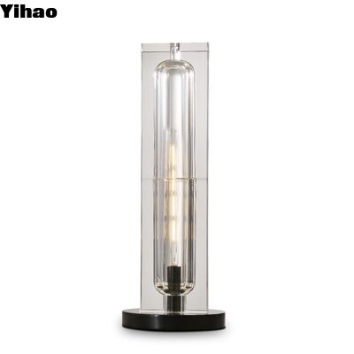 Mua Yihao Luxury Minimalist Bedside Lamp với thân hình đồng màu tinh thể K9 và tuổi thọ 30.000 giờ sản xuất trực tuyến