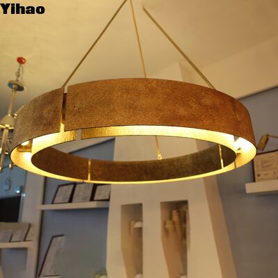 Mua Đèn đèn chùm tuyến tính thân bằng đồng với đèn LED trắng ấm áp 3500K và góc chùm 110 ° cho phòng khách hiện đại sản xuất trực tuyến