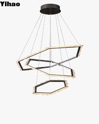 Mua Độ cao điều chỉnh Crystal Shade Chandelier với 3500K ánh sáng trắng ấm áp cho nội thất hiện đại sản xuất trực tuyến