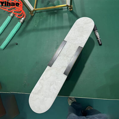 Mua Đèn tường bằng đồng và alabaster với 3500K Đèn LED màu trắng ấm thiết kế hiện đại cho phòng khách và phòng ngủ sản xuất trực tuyến