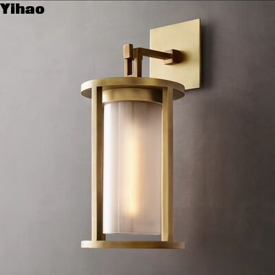 Mua Yihao Modern Classic Copper Surface Wall Lamp với ánh sáng trắng ấm áp 2700K cho phòng khách và nhà bếp sản xuất trực tuyến