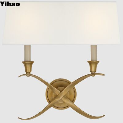 Mua Đèn tường đồng thủ công với ánh sáng trắng ấm áp 2700K và thiết kế hiện đại cho phòng khách sản xuất trực tuyến