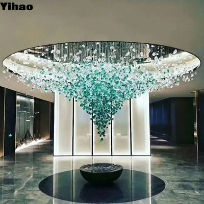 Custom Modern Hotel Lobby Chandelier Đèn LED Thiết kế thanh lịch