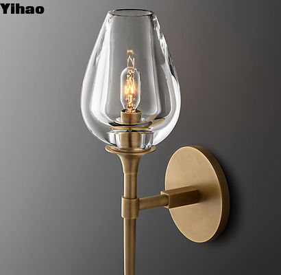 Đèn đèn tường thủy tinh bóng đèn LED với cách cài đặt vít 1 để dễ dàng cài đặt