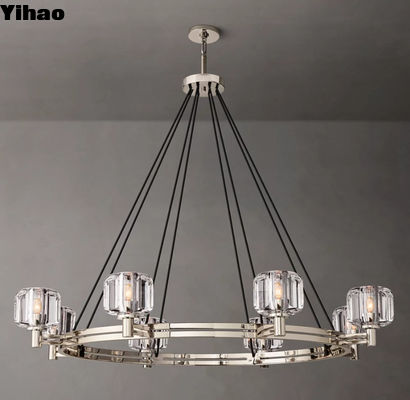 Nickel / đồng / đồng kết thúc tùy chỉnh làm đèn chùm trần 48 'diam 7' H