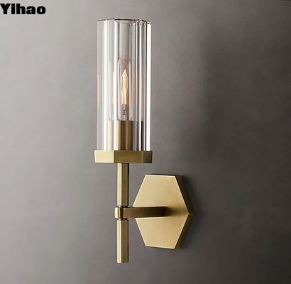Đèn đèn tường thanh lịch Thanh hoàn thiện nguyên liệu đồng hoàn hảo một tác phẩm nghệ thuật số đồng