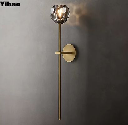 85-265 Volt Đèn tường trang trí nội thất có dây cứng Đèn với kết thúc đồng