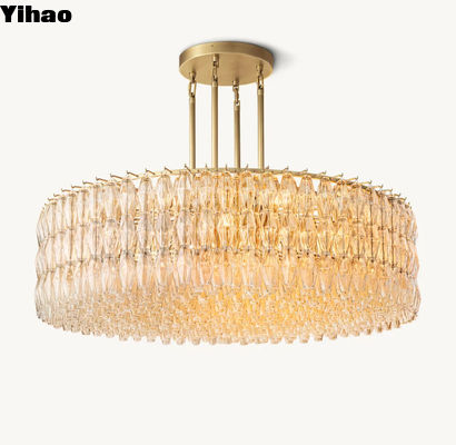 62' Phòng ăn Crystal Chandeliers hiện đại 85-265 Volts