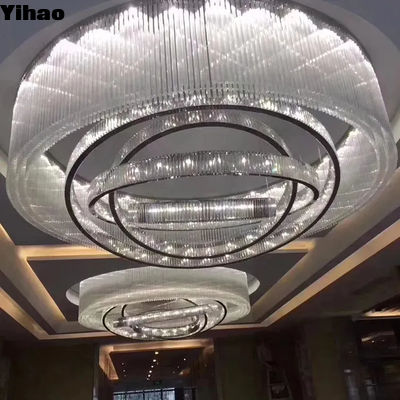 E14 / E12 khách sạn Lobby đèn chùm Đám cưới Địa điểm đèn chùm với cánh tay đèn tinh thể