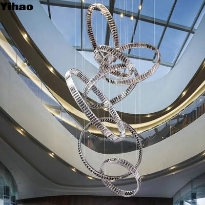 Hotel Lobby Thang chiếu sáng đèn chùm K9 đèn chùm 110V-240V