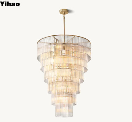 Tròn Modern Glass Chandelier Amadeo Grand Chandelier 36'