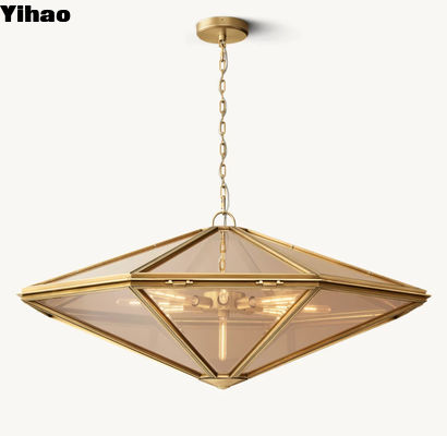Kim loại kính treo Helena Pendant Light phong cách đương đại