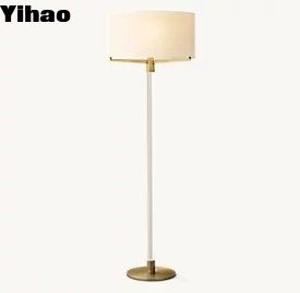 K9 thủy tinh thủy tinh thép đèn sàn hiện đại hiện đại Standing Light 72' H