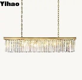 110-220V Vintage Farmhouse Chandelier E12 / Candelabra Bulb Base Vị trí kết thúc đồng cổ