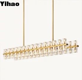 Chrome Finish LED Foyer Chandelier Đèn Foyer hiện đại 85-265 Volt