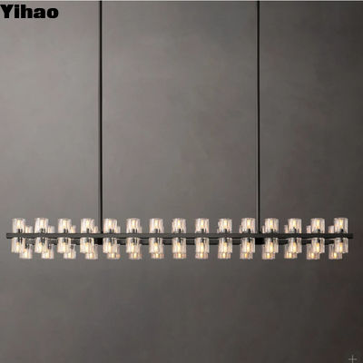 Đèn treo tinh thể sang trọng có thể tùy chỉnh D 137CM cho phòng ngủ Phòng khách Thiết kế hiện đại
