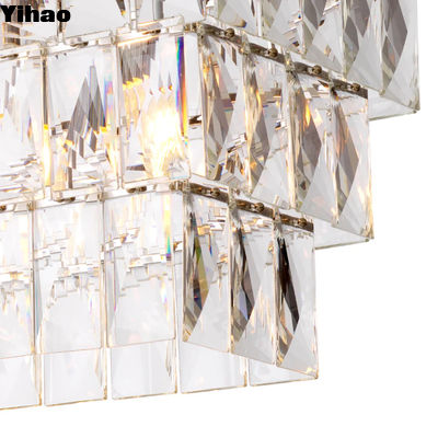 Kiến trúc trang trí Modern Crystal Luxury Led Hanging Art Landelier cho Bàn ăn Phòng khách Phòng ngủ Nhà