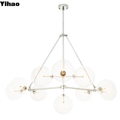 Chiếc đèn lồng bóng kính sang trọng hiện đại, trần nhà LED Chiếc đèn lồng hiện đại cho phòng khách