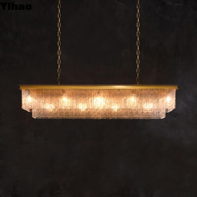 Thần lồng trong nhà Tháp đèn pha tinh thể với vỏ ốp hình chữ nhật Dimension 124cm/49
