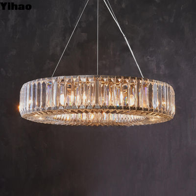 Đeo dây chuyền Herodes Đèn đèn chùm tinh thể lấp lánh bằng đồng cho không gian trong nhà