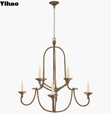 Vsual Comfort Flemish Trung bình tròn đèn chùm CHC 1494