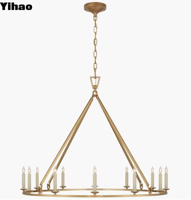 Visual Comfort Darlana Chiếc đèn chùm một vòng lớn CHC 5174