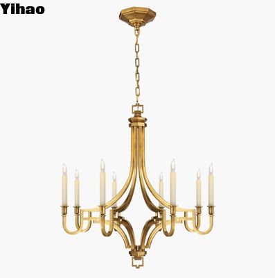 CHC 1561 Mykonos trung bình đèn chùm với tuổi thọ Iron / Antique-Burned đồng kết thúc