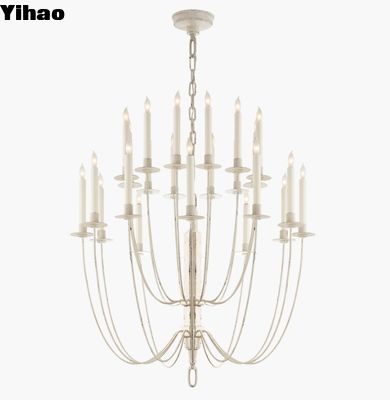 TOB 5205 Erika 2 tầng đèn lồng Bỉ màu trắng / Lâu sắt cũ