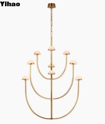 KW 5622 Pedra X-Large Three-Tier Brass Crystal Chandelier Đồng / Nickel đánh bóng / Đồng cũ đốt cháy