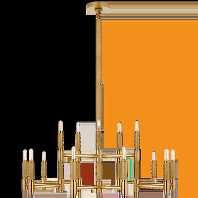 Đèn treo có độ cao điều chỉnh bằng nickel đánh bóng với tuổi thọ 50000 giờ cho khách sạn và phòng khách