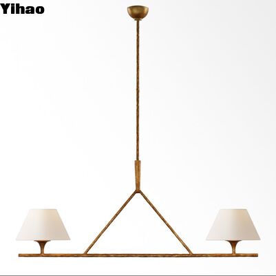 Yihao Custom Copper Body Pendant Light với tuổi thọ 50000 giờ và thiết kế tùy chỉnh cho không gian sống hiện đại
