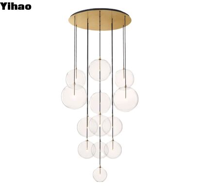 Đèn treo thân đồng phong cách Bắc Âu với tuổi thọ 50000 giờ và thiết kế tùy chỉnh cho trang trí nhà
