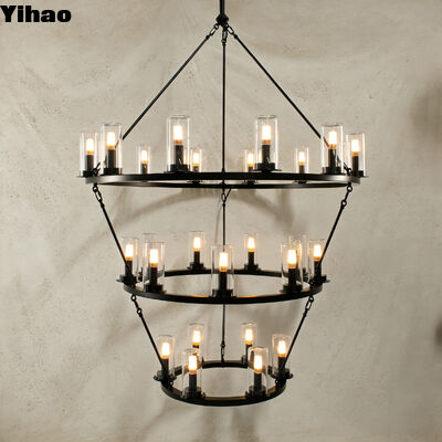 Đèn treo thân bằng đồng với đèn LED màu trắng ấm 3500K và bảo hành 5 năm cho trần phòng ăn