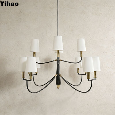 Đèn treo thân bằng đồng với đèn LED màu trắng ấm 3500K và bảo hành 5 năm cho phòng ăn Đèn treo