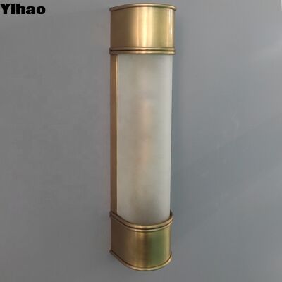 Yihao Modern Brass Wall Lamp 3500K Đèn LED trắng ấm cho phòng khách và phòng ngủ