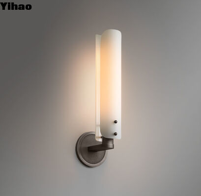 Yihao Modern Brass Wall Lamp 3500K Warm White LED Sconce for Living Room